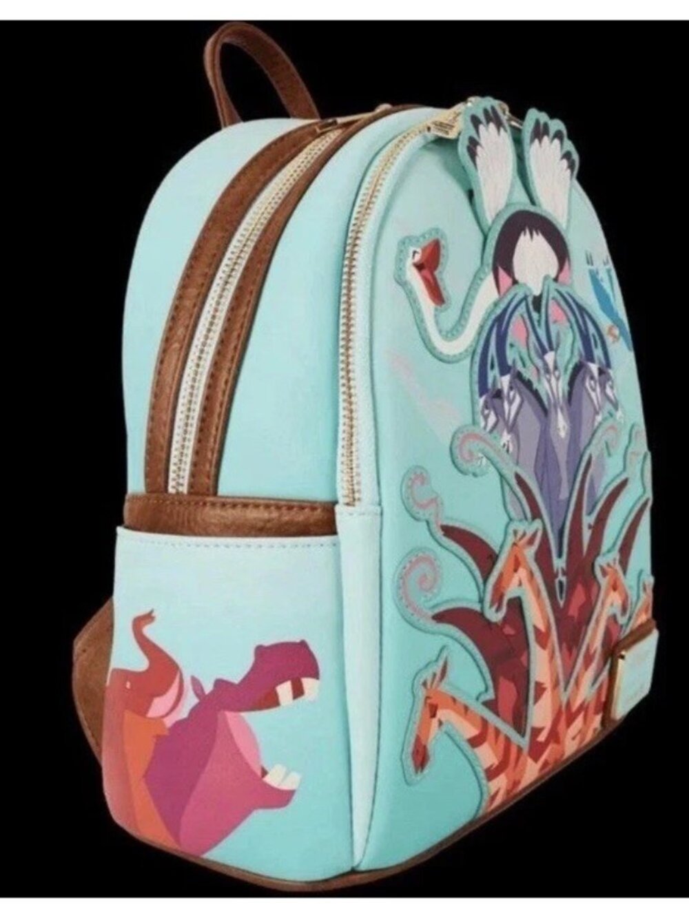 Loungefly The Lion King I Just Can't Wait To Be King Mini Backpack Jungle NWT - Picture 4 of 6